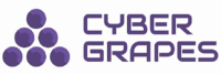 Cyber Grapes Logo Beta Filled 20251015 Purple Horizontal v2